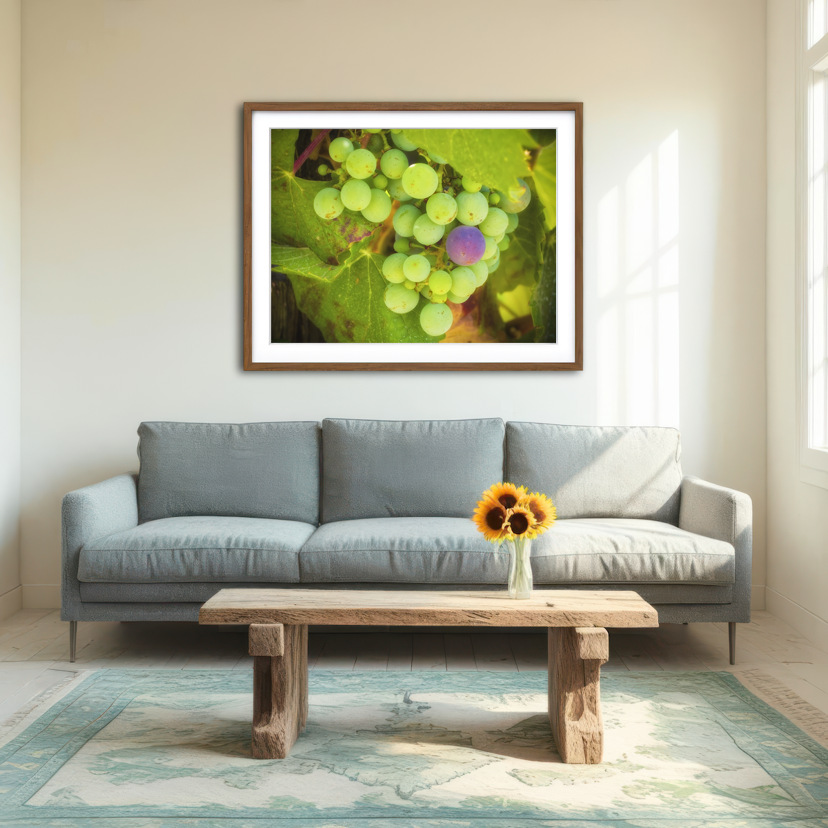 Green Purple Grapes Temecula Valley Wall Art