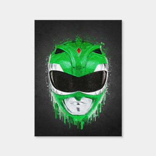AUTO-MOCKUP WHITE | Green Ranger Portrait | 1 Piece | Gallery Wrap Canvas | group=3x4