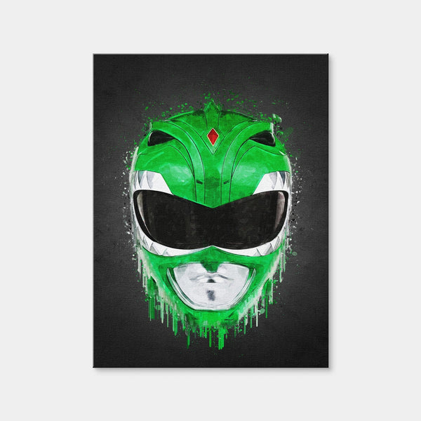Green Ranger Portrait Wall Art — Canvas Wrap Format preview