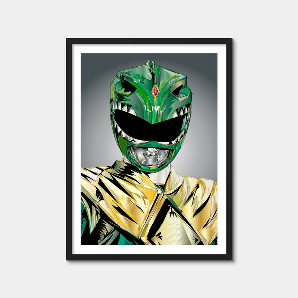 Green Ranger Rip Wall Art — Framed Print Format preview
