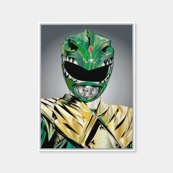 Green Ranger Rip Wall Art — Framed Canvas Format preview