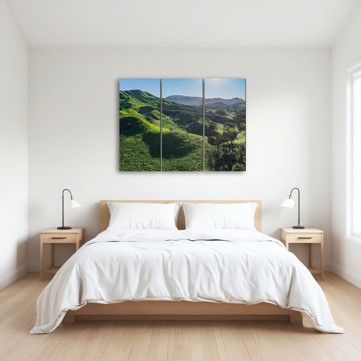 Green Southern California Hills Wall Art