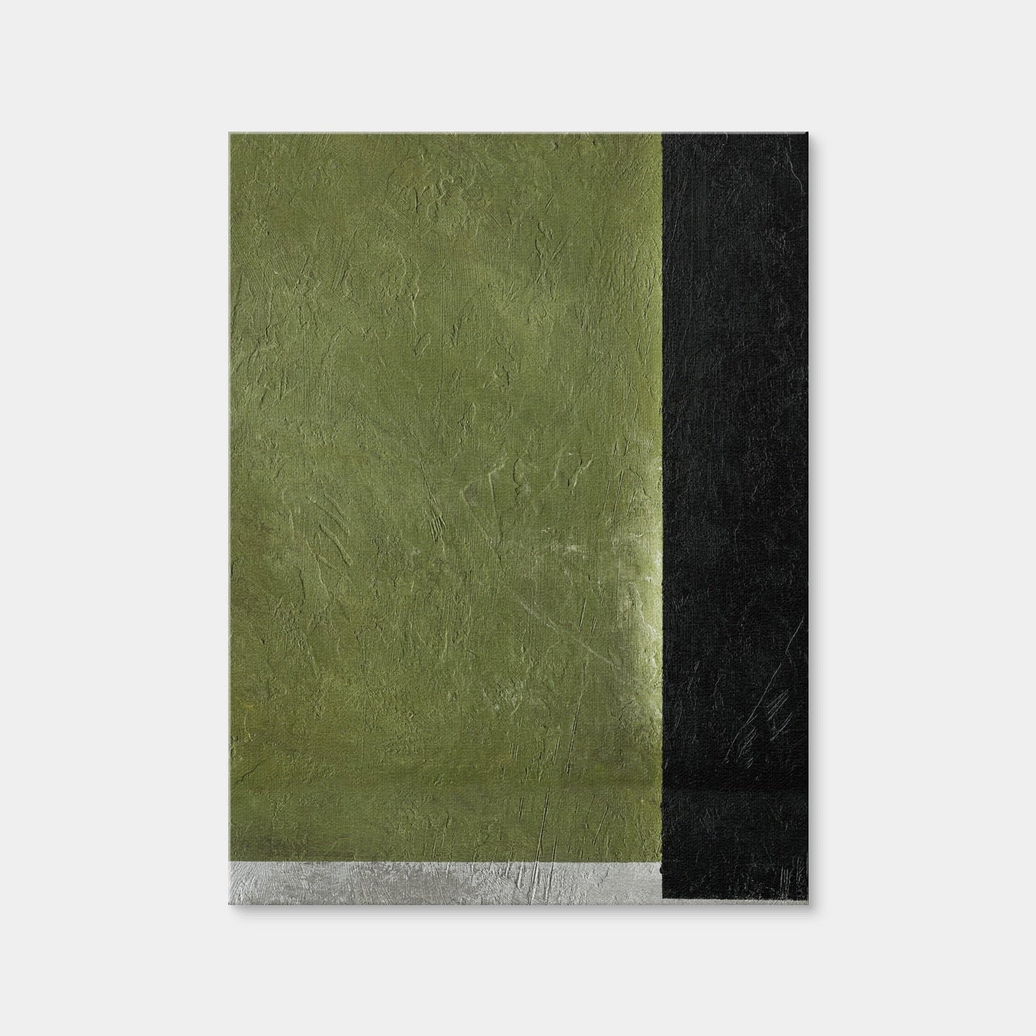 AUTO-MOCKUP WHITE | Green Vision Abstract | 1 Piece | Gallery Wrap Canvas | group=3x4