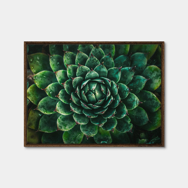 Green Wall Art — Framed Canvas Format preview