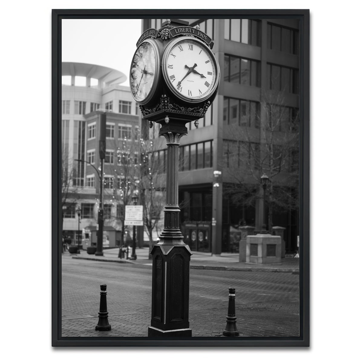 AUTO-MOCKUP WHITE | Greenville South Carolina | 1 Piece | Black Framed Canvas | group=3x4
