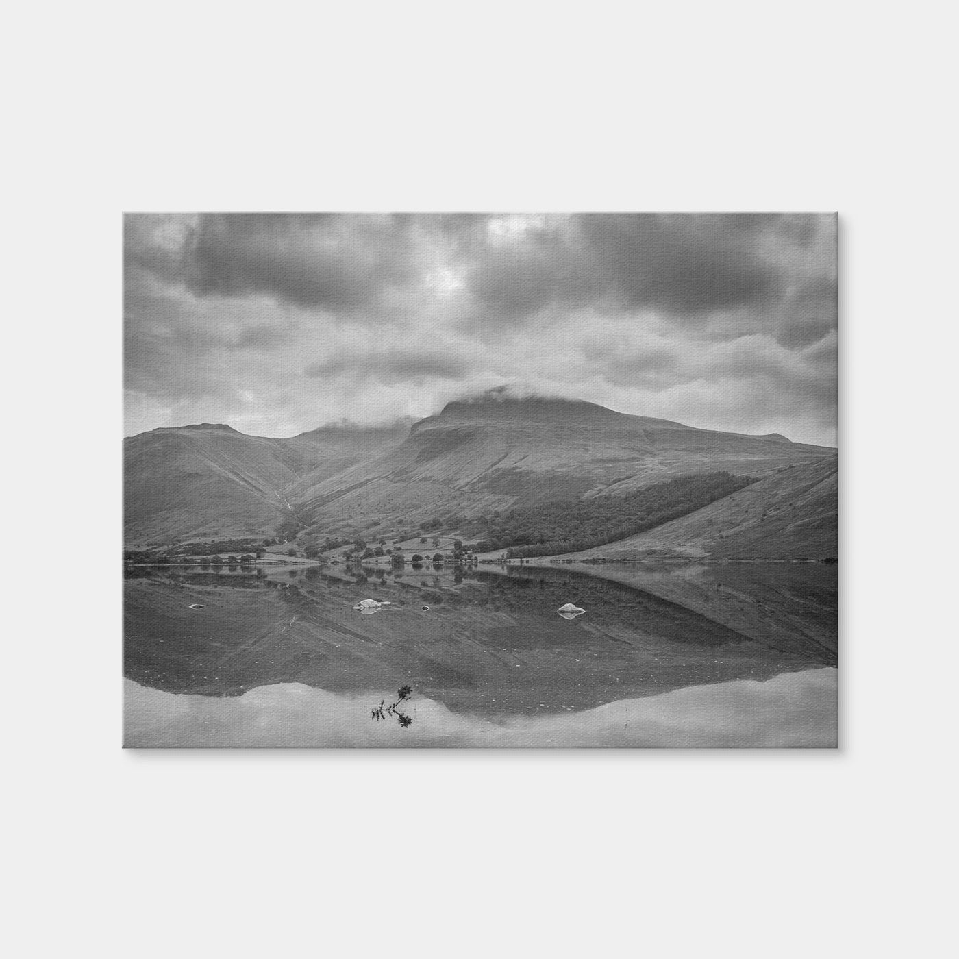 AUTO-MOCKUP WHITE | Grey Reflections | 1 Piece | Gallery Wrap Canvas | group=4x3