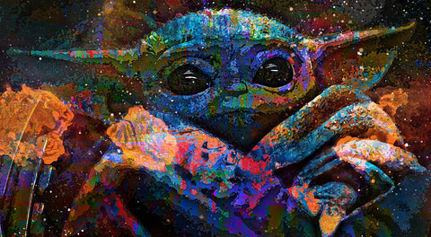 Grogu Wall Art