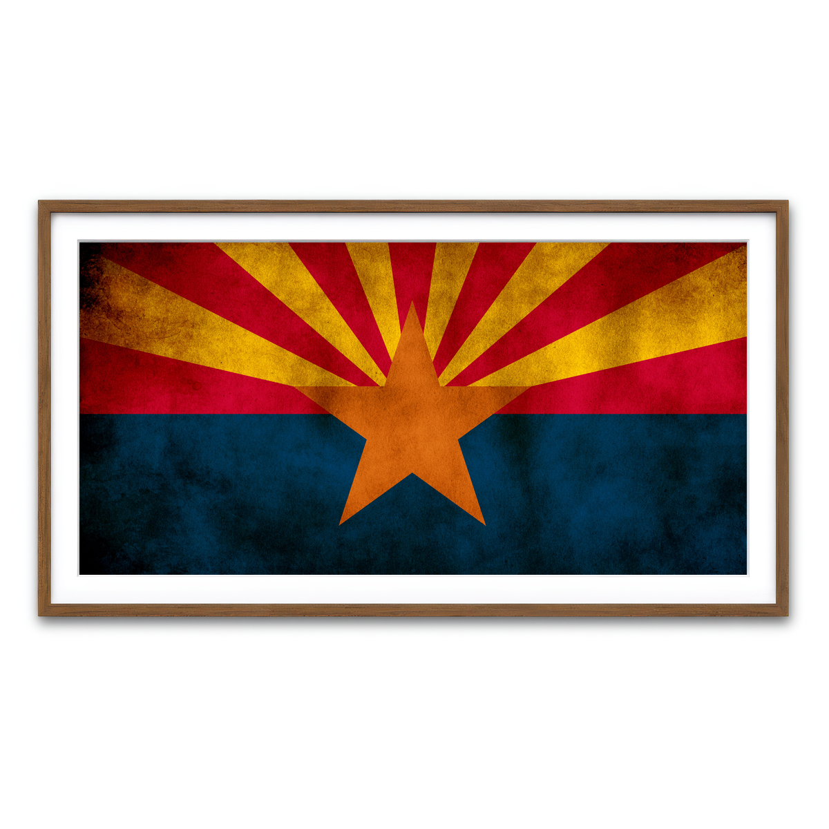 Framed Print 2x1 Walnut