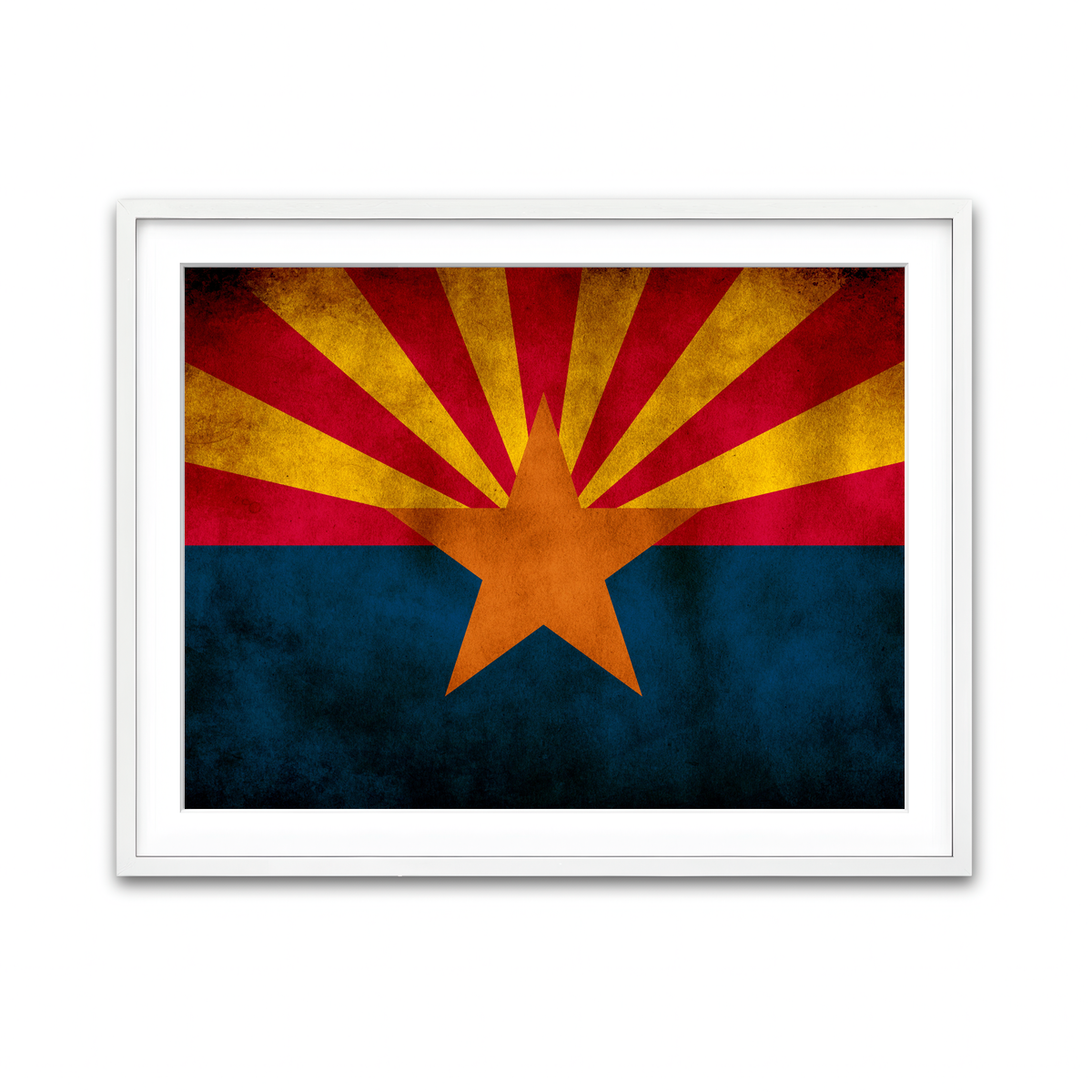 Framed Print 4x3 White