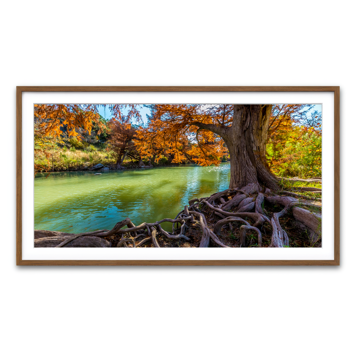 Framed Print 2x1 Walnut