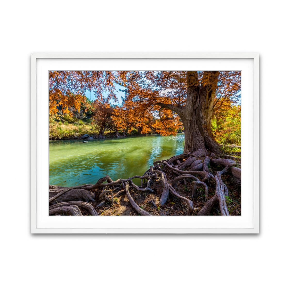 Framed Print 4x3 White