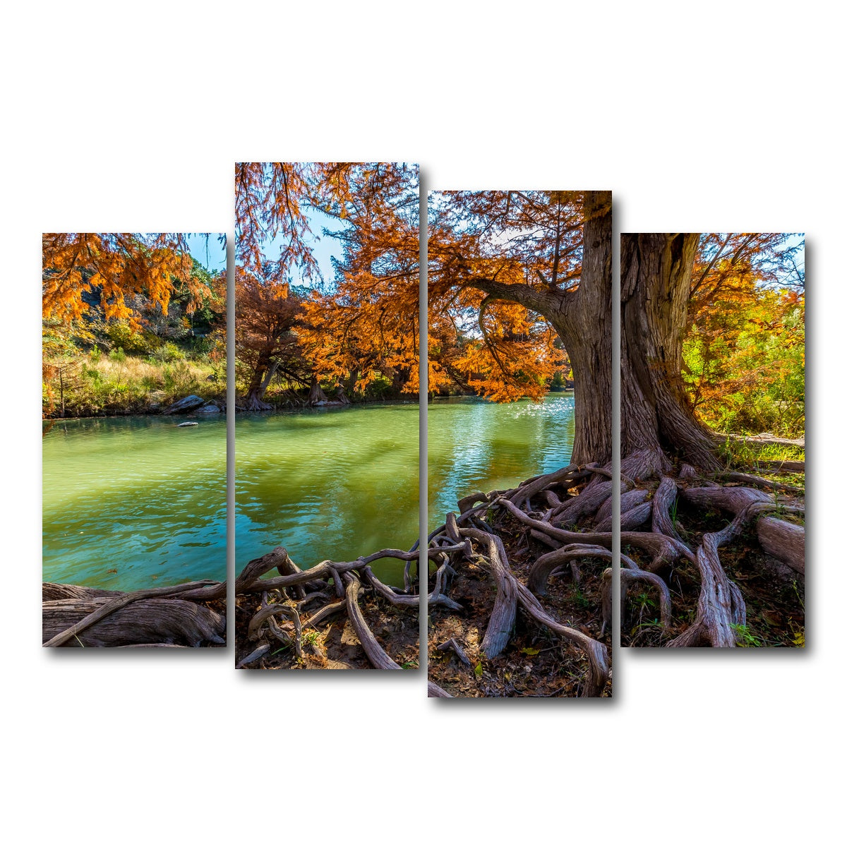 AUTO-MOCKUP WHITE | Guadalupe State Park | 4 Piece | Gallery Wrap Canvas | group=4_normal