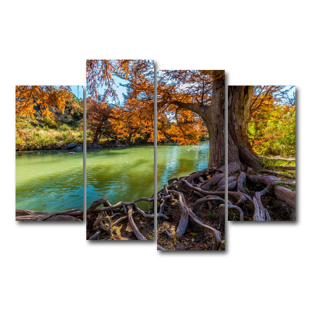 AUTO-MOCKUP WHITE | Guadalupe State Park | 4 Piece | Gallery Wrap Canvas | group=4_short