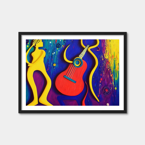 Guitar Art Wall Art — Framed Print Format preview