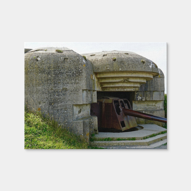 AUTO-MOCKUP WHITE | Gun Battery Normandy Beachhead | 1 Piece | Gallery Wrap Canvas | group=4x3