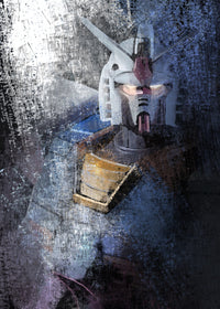 Gundam blue Wall Art