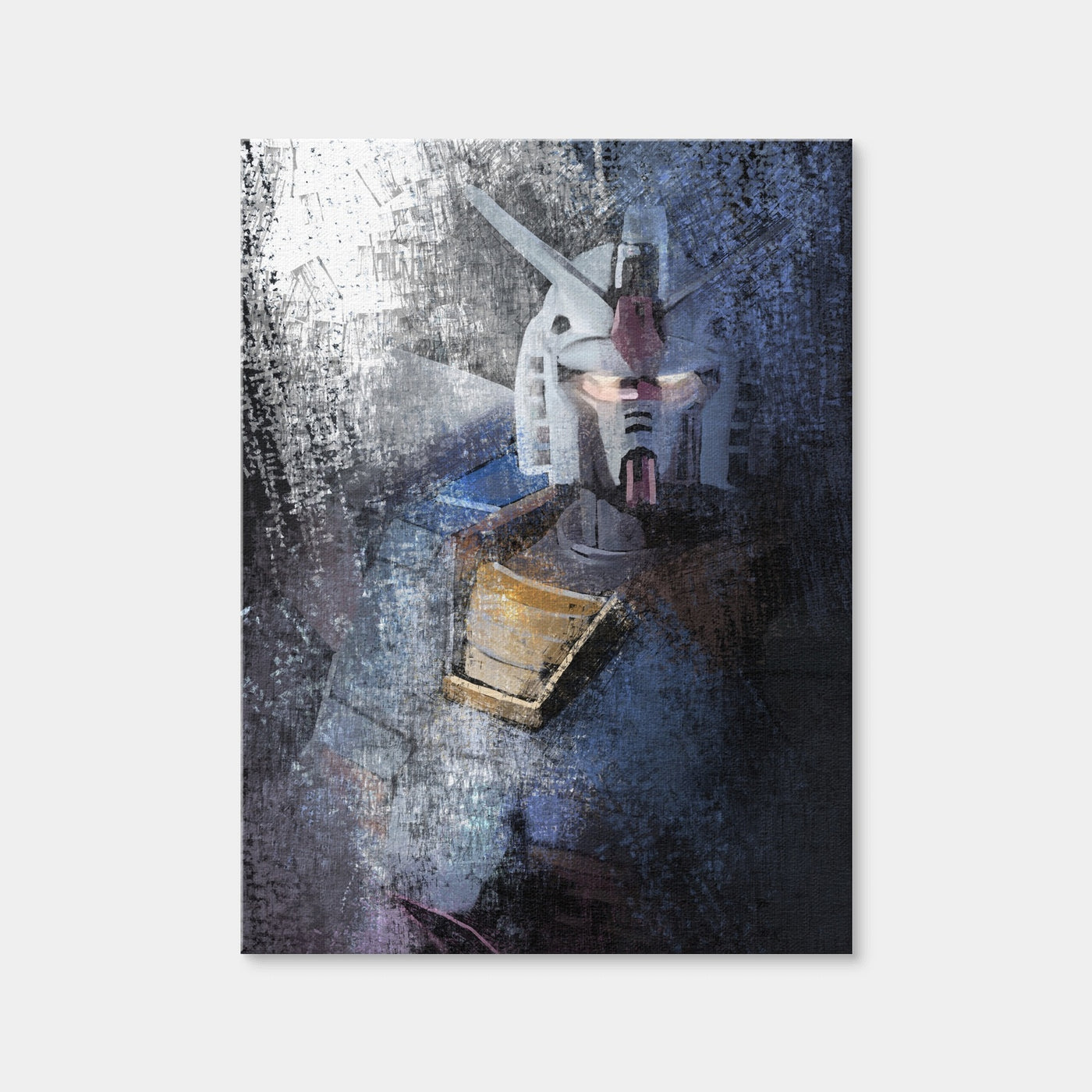 AUTO-MOCKUP WHITE | Gundam blue | 1 Piece | Gallery Wrap Canvas | group=3x4
