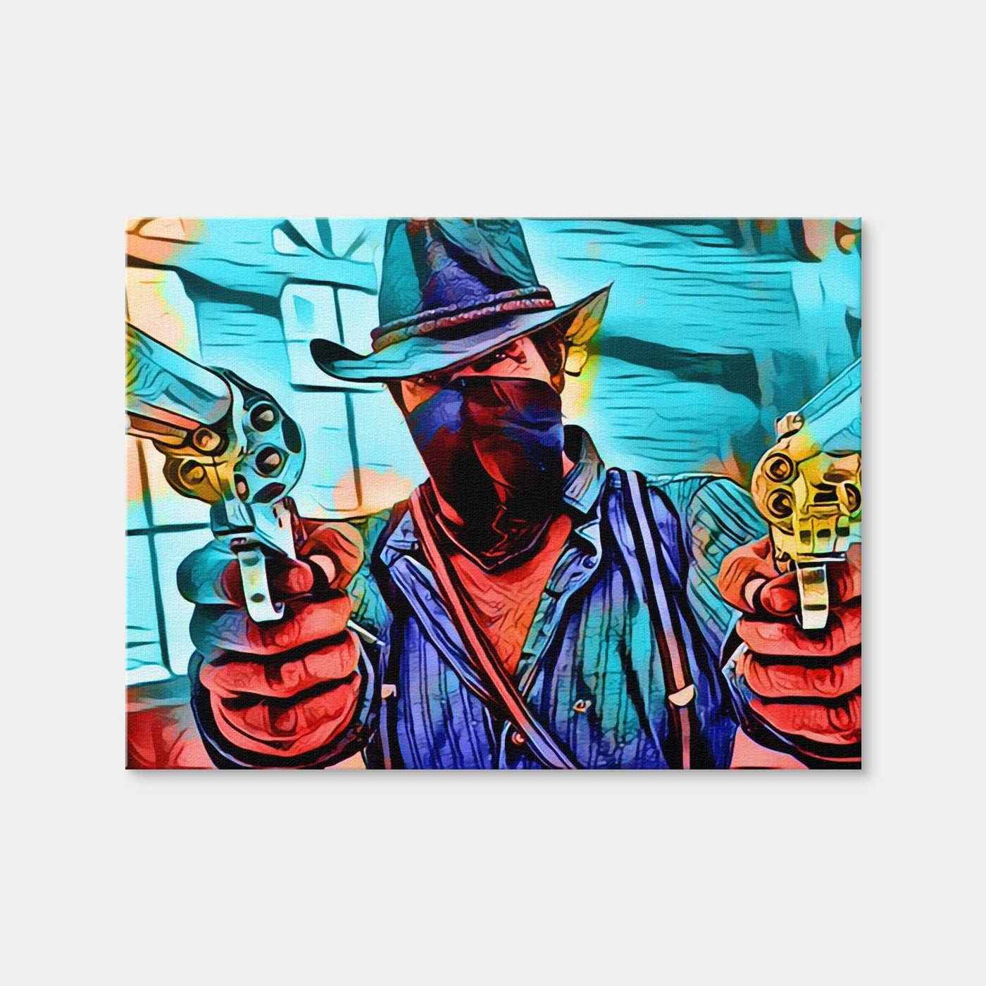 AUTO-MOCKUP WHITE | Gunslinger Morgan | 1 Piece | Gallery Wrap Canvas | group=4x3