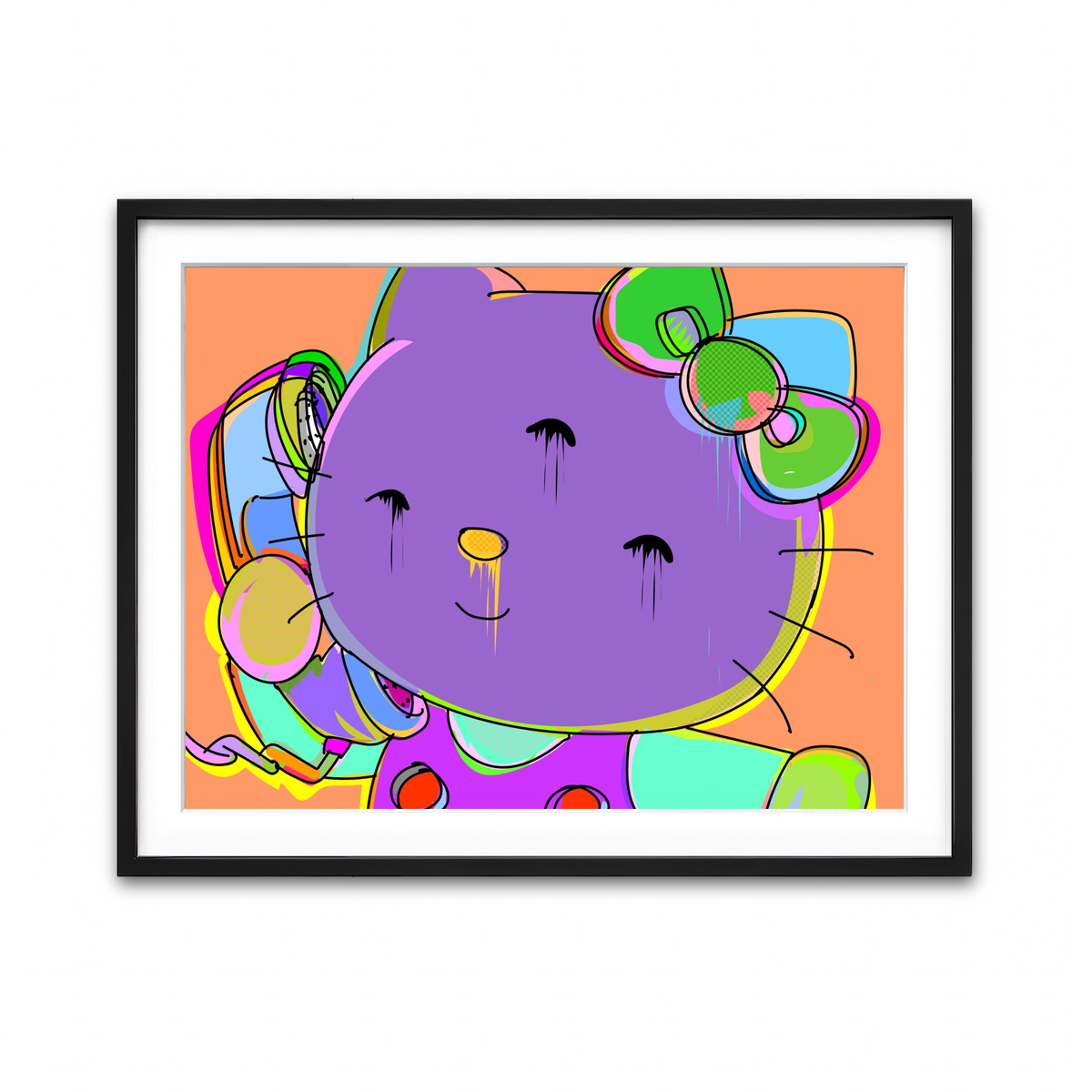 Framed Print 4x3 Black