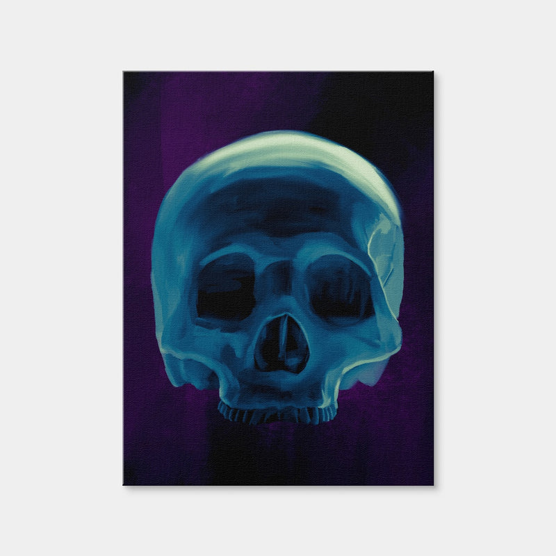 AUTO-MOCKUP WHITE | Half Skull | 1 Piece | Gallery Wrap Canvas | group=3x4
