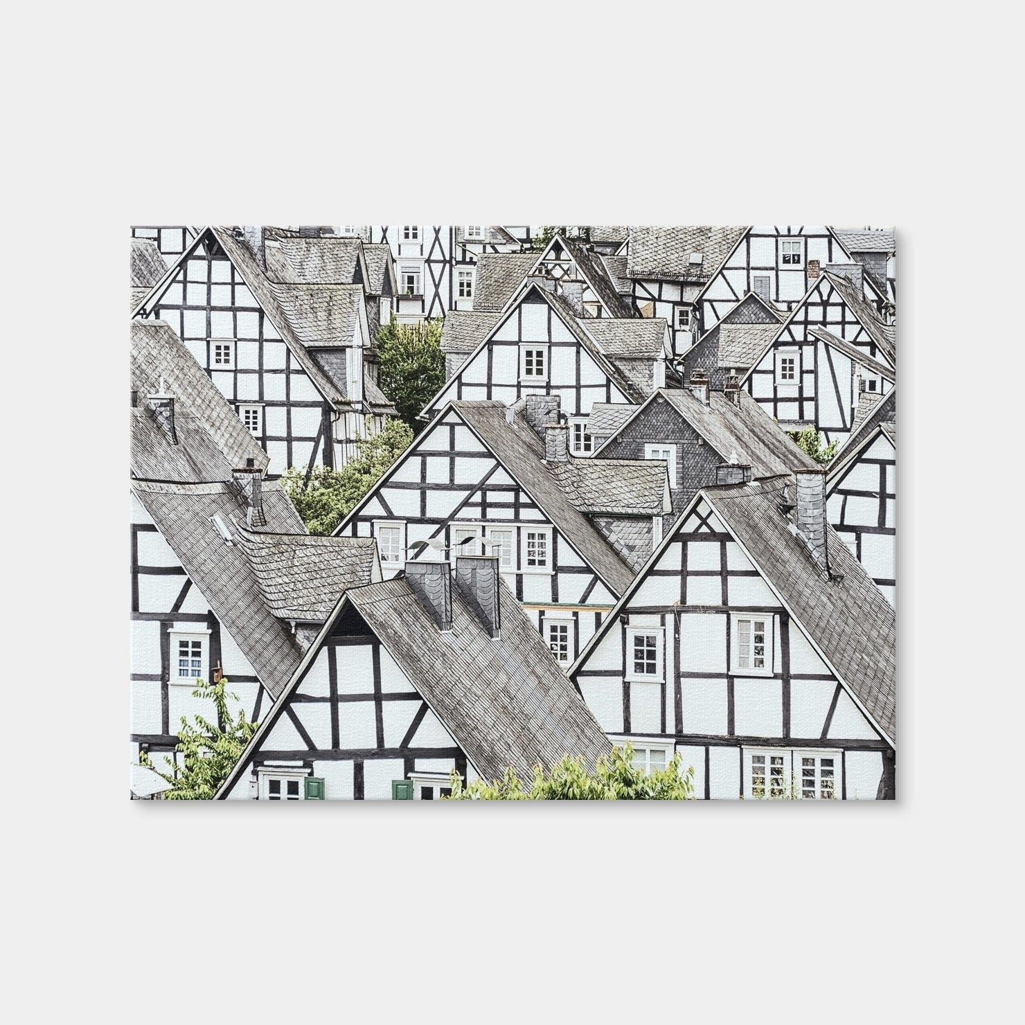 AUTO-MOCKUP WHITE | Half Timbered | 1 Piece | Gallery Wrap Canvas | group=4x3
