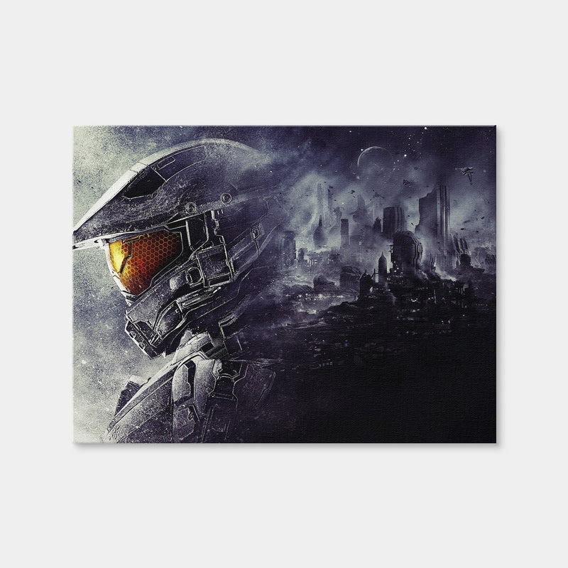 AUTO-MOCKUP WHITE | Halo Master Chief | 1 Piece | Gallery Wrap | group=4x3