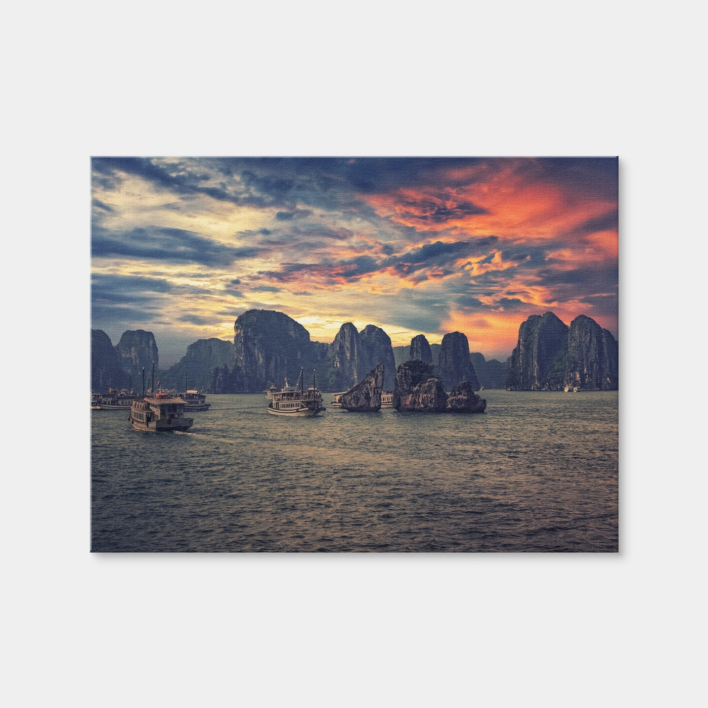 AUTO-MOCKUP WHITE | Halong Bay | 1 Piece | Gallery Wrap Canvas | group=4x3