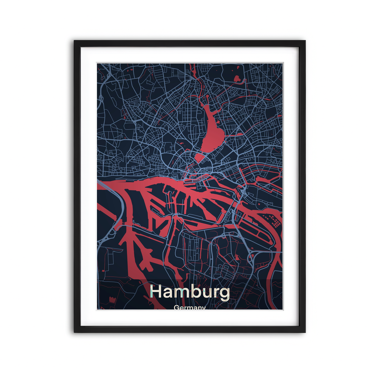 Framed Print 3x4 Black