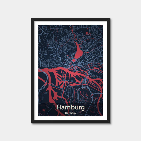 Hamburg Wall Art — Framed Print Format preview