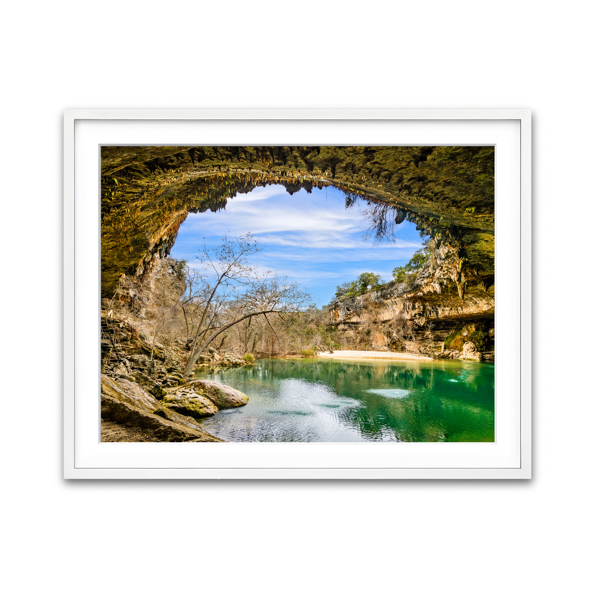 Framed Print 4x3 White