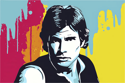 Han Solo Portrait Wall Art master image