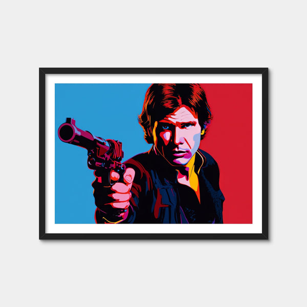 Han Solo Gun Wall Art — Framed Print Format preview