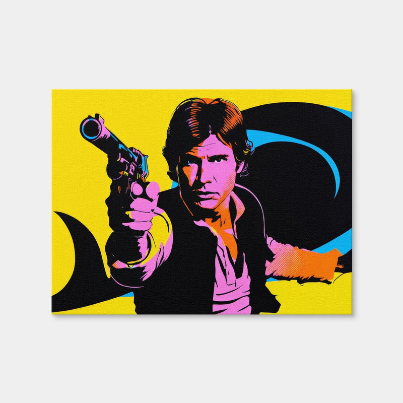 AUTO-MOCKUP WHITE | Han Solo Retro | 1 Piece | Gallery Wrap Canvas | group=4x3