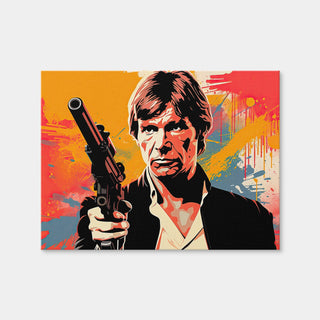 AUTO-MOCKUP WHITE | Han Solo Warhol style | 1 Piece | Gallery Wrap Canvas | group=4x3