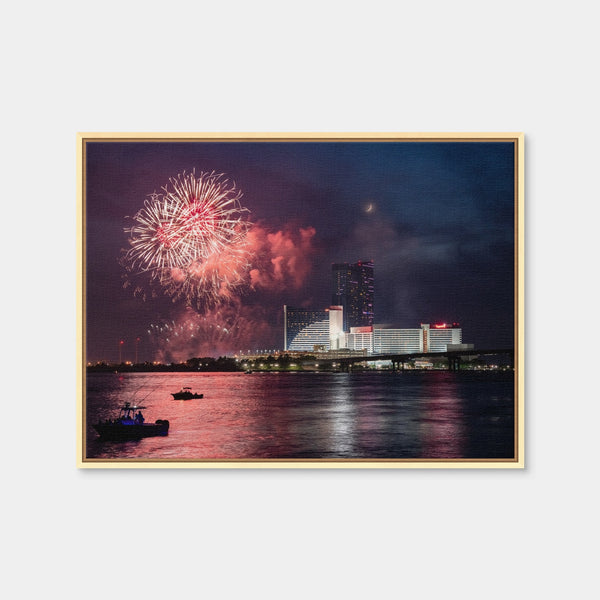 Happy 4th Wall Art — Framed Canvas Format preview