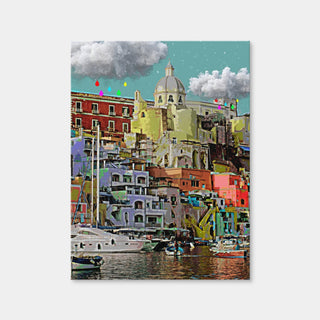 AUTO-MOCKUP WHITE | Happy City Life | 1 Piece | Gallery Wrap Canvas | group=3x4