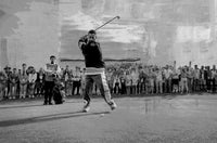 Happy Gilmore 2 Grayscale Wall Art