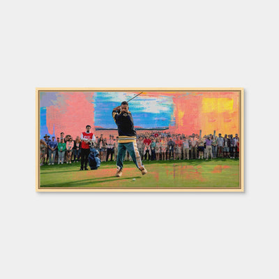 AUTO-MOCKUP WHITE | Happy Gilmore 2 | 1 Piece | Natural Framed Canvas | group=2x1