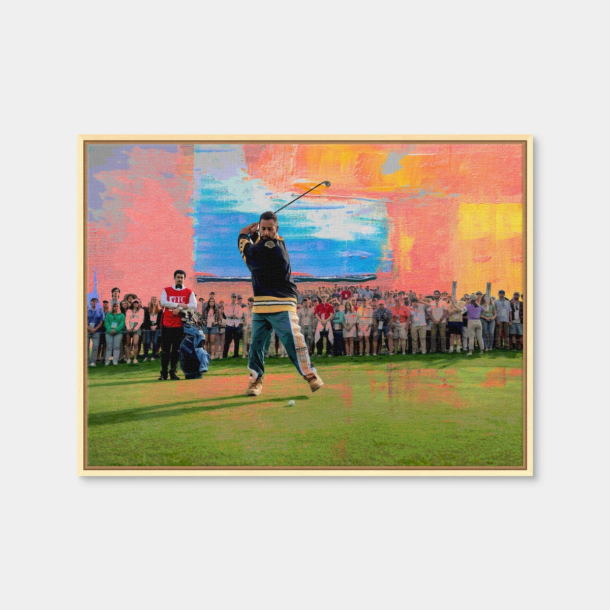 AUTO-MOCKUP WHITE | Happy Gilmore 2 | 1 Piece | Natural Framed Canvas | group=4x3