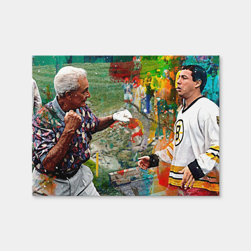 AUTO-MOCKUP WHITE | Happy Gilmore & Bob Barker | 1 Piece | Gallery Wrap Canvas | group=4x3