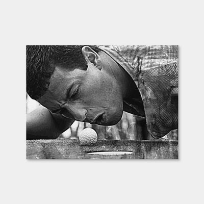 AUTO-MOCKUP WHITE | Happy Gilmore Grayscale | 1 Piece | Gallery Wrap Canvas | group=4x3