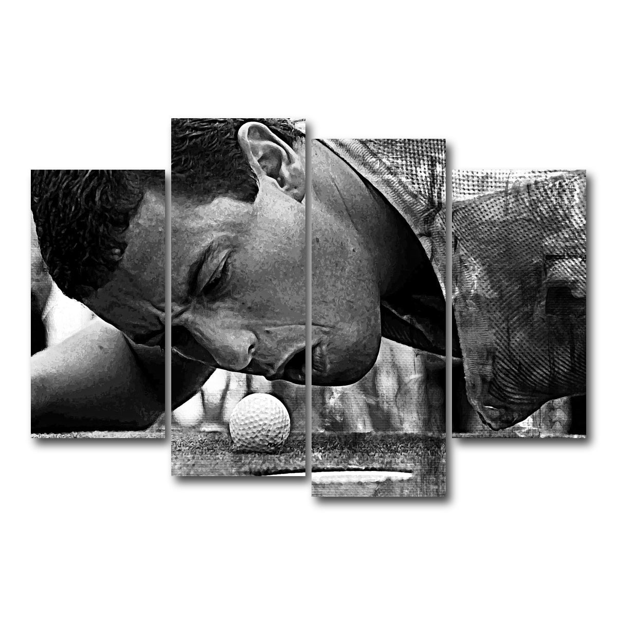 Happy Gilmore Grayscale Wall Art