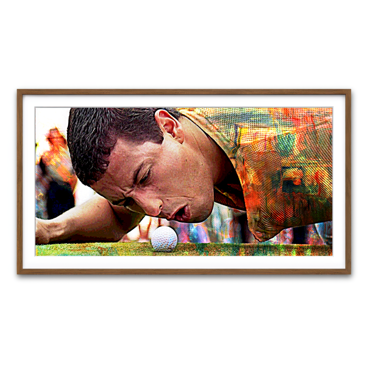 Framed Print 2x1 Walnut