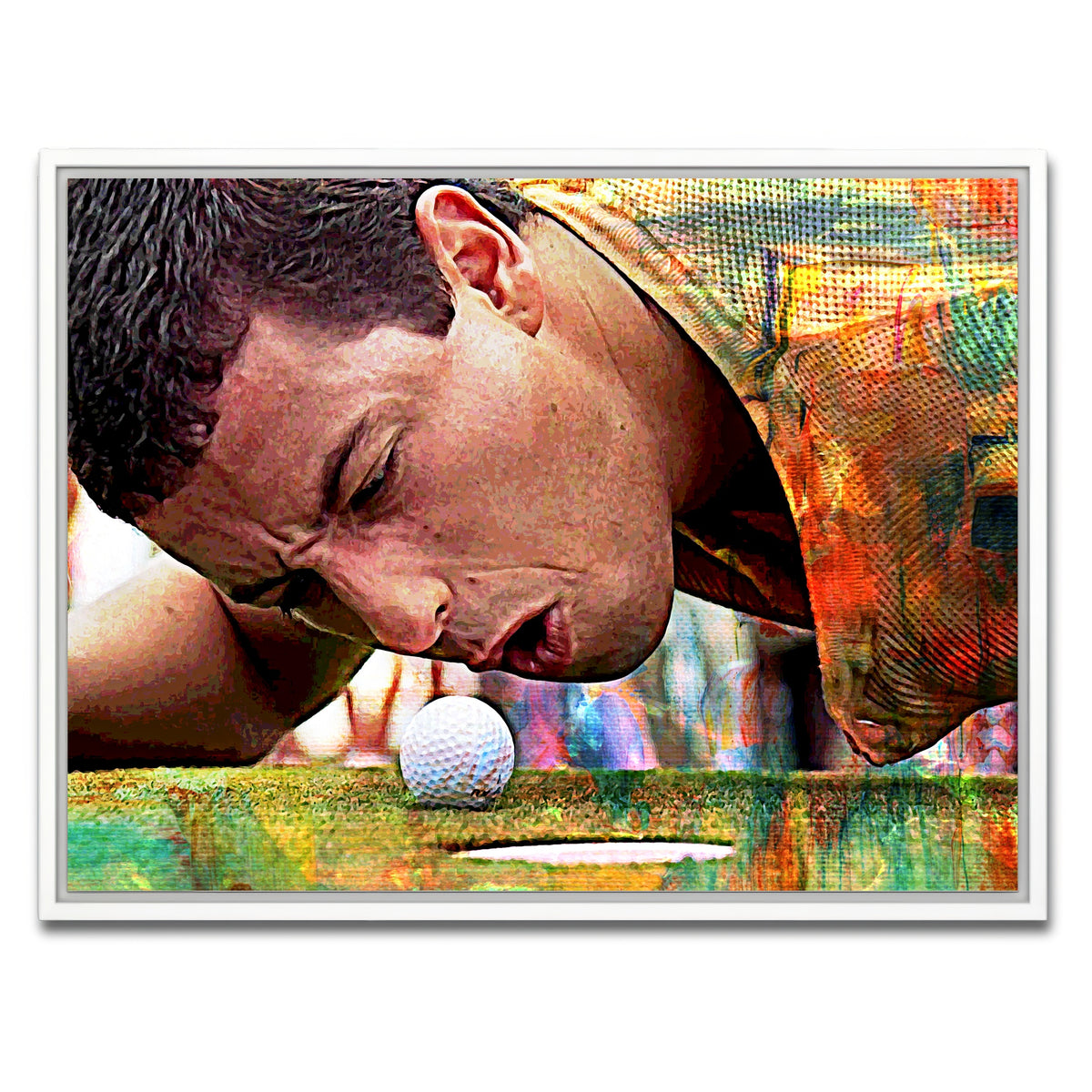 AUTO-MOCKUP WHITE | Happy Gilmore | 1 Piece | White Frame | group=4x3