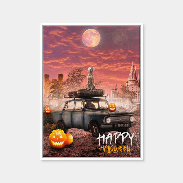 Happy Halloween Wall Art — Framed Canvas Format preview