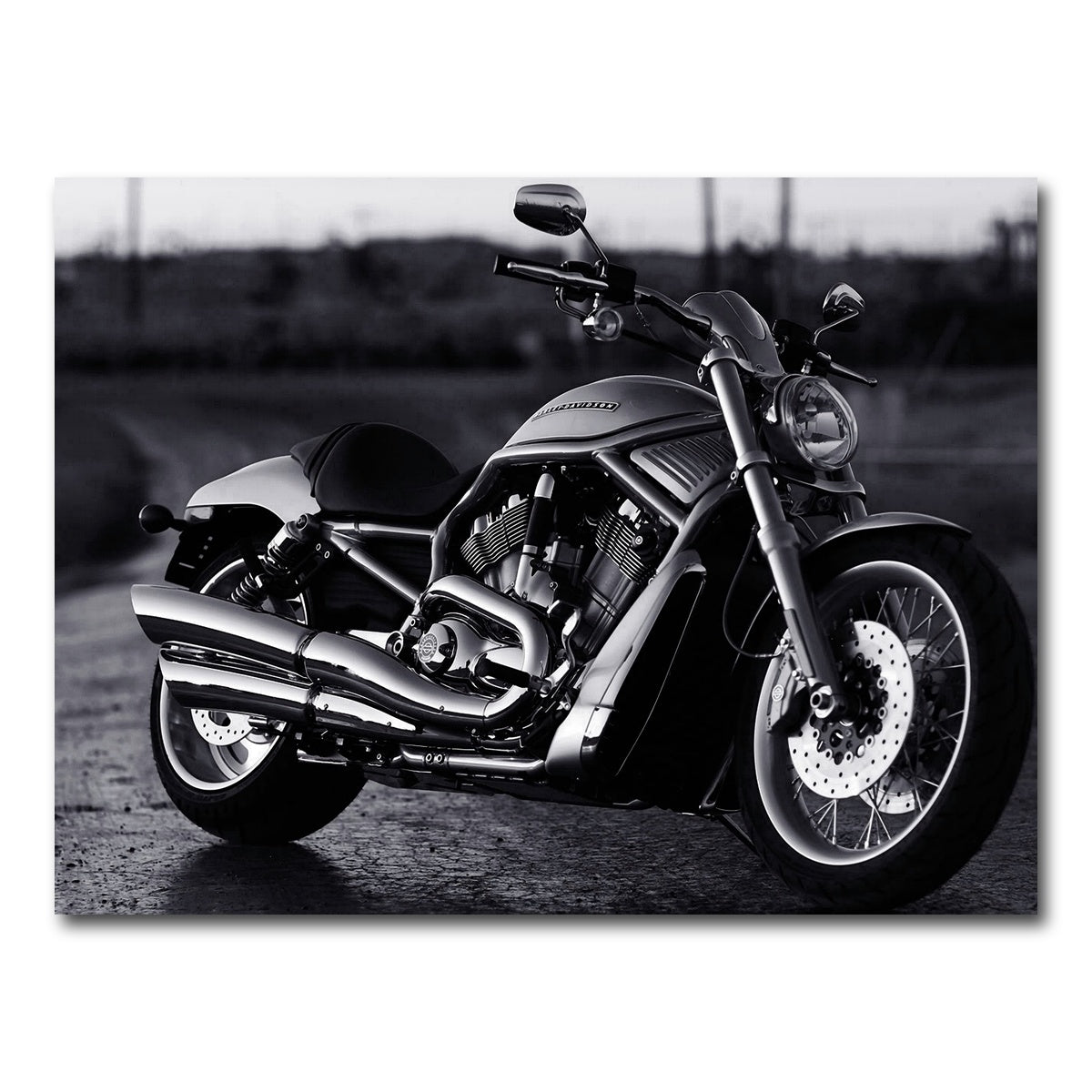 AUTO-MOCKUP WHITE | Harley Davidson | 1 Piece | Gallery Wrap Canvas | group=4x3