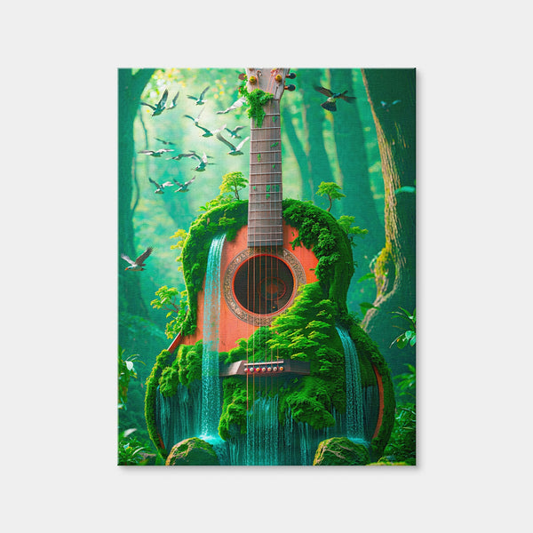 Harmony in Nature and Melody Wall Art — Canvas Wrap Format preview