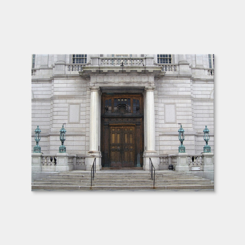 AUTO-MOCKUP WHITE | Hartford Connecticut Town Hall | 1 Piece | Gallery Wrap Canvas | group=4x3
