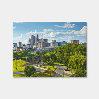 AUTO-MOCKUP WHITE | Hartford Downtown Cityscape | 1 Piece | Gallery Wrap Canvas | group=4x3