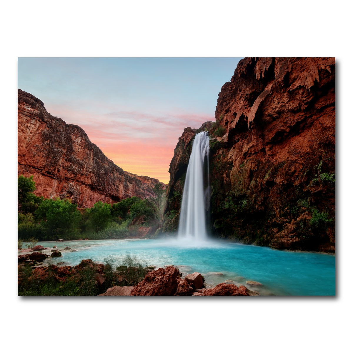 AUTO-MOCKUP WHITE | Havasu Falls | 1 Piece | Gallery Wrap Canvas | group=4x3